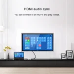 3 in 1 Mini DP Male to HDMI + VGA + DVI Female Square Adapter, Cable Length: 18cm - Image 5