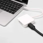 3 in 1 Mini DP Male to HDMI + VGA + DVI Female Square Adapter, Cable Length: 18cm - Image 6