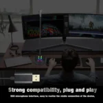 HXSJ TSP202 RGB Lighting Bendable USB Voice Chat Video Conference Microphone - Image 9