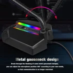 HXSJ TSP202 RGB Lighting Bendable USB Voice Chat Video Conference Microphone - Image 10