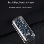 ORICO F4U 4 x USB 3.0 Ports 5Gbps Fast Transmission Desktop HUB with Blue LED Indicator Light - Image 10