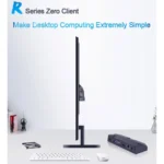 Zero Client R1 Mini PC, CORTEX QUAD A9 Quad Core up to 1.6GHz, RAM: 1GB, ROM: 8GB, Support HDMI, VGA, RJ45, SPK - Image 4