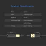 UGREEN USB 2.0 Gold-plated Printer Cable Data Cable, For Canon, Epson, HP, Cable Length: 1.5m - Image 11