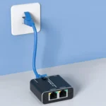 KC-E102 1000M LAN 1 to 2 RJ45 Splitter Adapter Ethernet Network Female Connector - Image 3