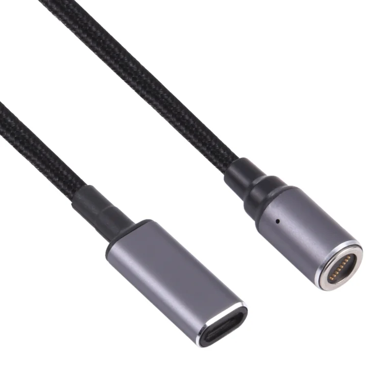 PC6745_1.webp USB-C / Type-C Female to 8 Pin Magnetic DC Round Head Free Plug Charging Adapter Cable - Image 2