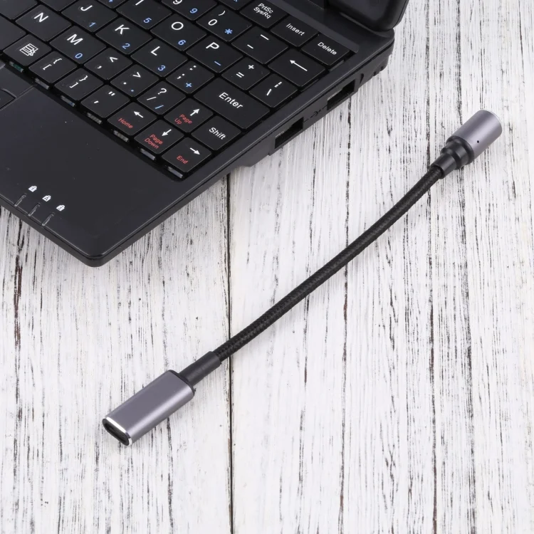 PC6745_3.webp USB-C / Type-C Female to 8 Pin Magnetic DC Round Head Free Plug Charging Adapter Cable - Image 4