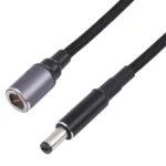 5.5 x 2.1mm Male to 8 Pin Magnetic DC Round Head Free Plug Charging Adapter Cable - Image 2