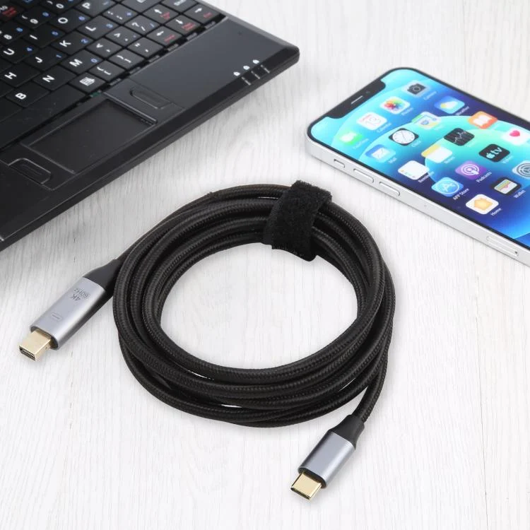 PC6790_4.webp USB-C / Type-C Male to 4K 60Hz Mini DP Male Adapter Cable, Length: 1.8m - Image 5