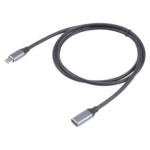 USB-C / Type-C Male to USB-C / Type-C Female Adapter Cable, Cable Length: 1m - Image 2