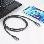 USB-C / Type-C Male to USB-C / Type-C Female Adapter Cable, Cable Length: 1m - Image 4