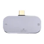 3 in 1 USB-C / Type-C Male to USB-C / Type-C Charging + USB + DP Female Adapter - Image 2