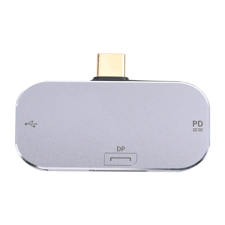 PC6795_1.webp 3 in 1 USB-C / Type-C Male to USB-C / Type-C Charging + USB + DP Female Adapter - Image 2
