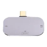 3 in 1 USB-C / Type-C Male to Dual USB-C / Type-C + DP Female Adapter - Image 2