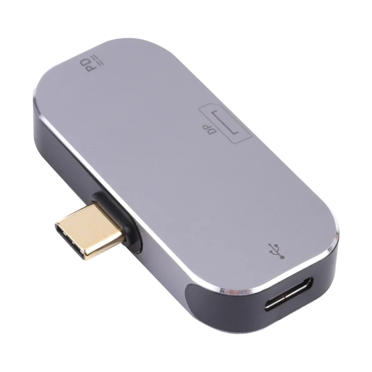 PC6799_2.webp 3 in 1 USB-C / Type-C Male to Dual USB-C / Type-C + DP Female Adapter - Image 3