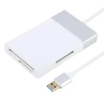 6 In 1 Multi-function Dual USB 3.0 + XQD + CF + TF + SD Card Reader