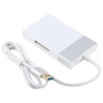 6 In 1 Multi-function Dual USB 3.0 + XQD + CF + TF + SD Card Reader - Image 3