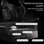 Logitech Astro A50 Multi-function Base Station Wireless Gaming Headset Microphone, Built-in USB Sound Card - Image 9