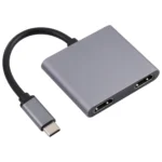 2 in 1 USB-C / Type-C to 2 x HDTV Ports HUB Adapter