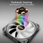 COOLMOON 12 Single Color RGB Light Remote Control Radiator Computer Case Cooler - Image 5