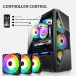 COOLMOON 12 Single Color RGB Light Remote Control Radiator Computer Case Cooler - Image 6