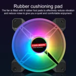 COOLMOON CM-JD1 Jade Ring RGB Case Cooler - Image 3