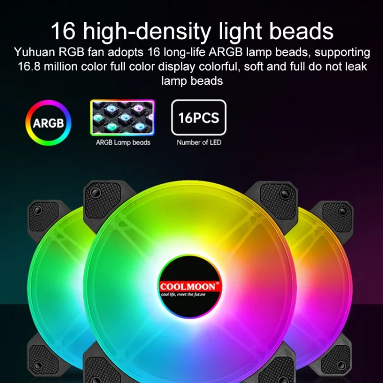 PC6977B_4.webp COOLMOON CM-JD1 Jade Ring RGB Case Cooler - Image 5