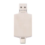 8 In 1 Type-C / USB-C + 8 Pin + Dual USB + SD + TF + Micro Card + OTG Multi-function Adapter - Image 4