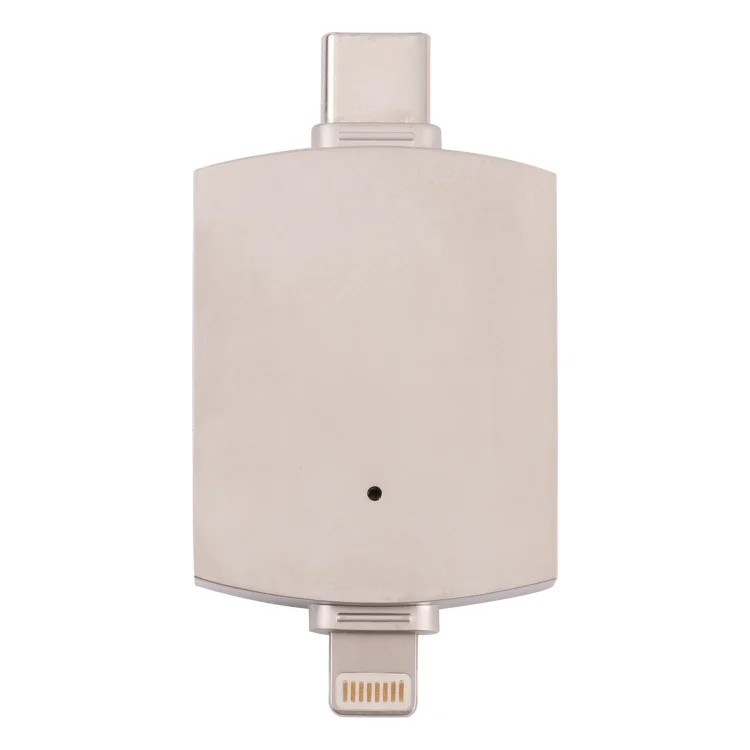 PC7133_3.webp 4 In 1 Type-C / USB-C + 8 Pin + Dual USB Multi-function Adapter with Dual OTG Function - Image 4