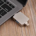 4 In 1 Type-C / USB-C + 8 Pin + Dual USB Multi-function Adapter with Dual OTG Function - Image 7