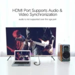 2 in 1 4Kx2K Mini DisplayPort to VGA & HDMI Adapter - Image 7