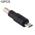 10 PCS 5.5 x 2.5mm to Micro USB DC Power Plug Connector