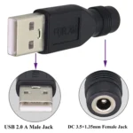 10 PCS 3.5 x 1.35mm to USB 2.0 DC Power Plug Connector - Image 4