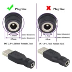 10 PCS 3.5 x 1.35mm to USB 2.0 DC Power Plug Connector - Image 5