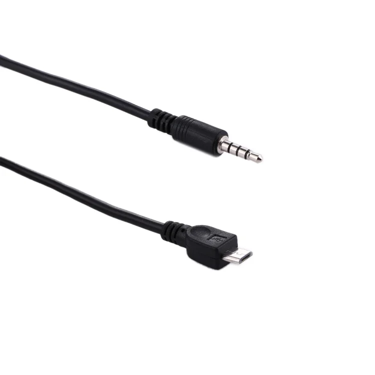PC7309B_2.webp 3.5mm Male to Micro USB Male Audio AUX Cable, Length: about 40cm - Image 3