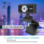 HXSJ S4 1080P Adjustable 180 Degree HD Manual Focus Video Webcam PC Camera with Microphone - Image 5