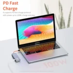 ROCK TR03 8 In 1 Type-C / USB-C to HDMI Multifunctional Extension HUB Adapter - Image 6