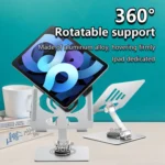L-13 Aluminum Alloy Foldable Rotating Laptop/Tablet Stand - Image 8