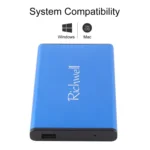 Richwell SATA R2-SATA-160GB 160GB 2.5 inch USB3.0 Super Speed Interface Mobile Hard Disk Drive - Image 7