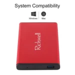 Richwell SATA R2-SATA-250GB 250GB 2.5 inch USB3.0 Super Speed Interface Mobile Hard Disk Drive - Image 7
