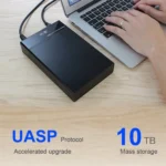 Universal SATA 2.5 / 3.5 inch USB3.0 Interface External Solid State Drive Enclosure for Laptops / Desktop Computers, The Maximum Support Capacity: 10TB - Image 8
