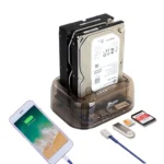 2.5 / 3.5 inch USB3.0 Dual SATA HDD Enclosure with HUB & OTB Function, The Maximum Support Capacity: 16TB - Image 2