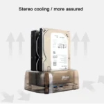 2.5 / 3.5 inch USB3.0 Dual SATA HDD Enclosure with HUB & OTB Function, The Maximum Support Capacity: 16TB - Image 11