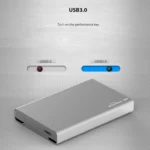 Blueendless U23Q SATA 2.5 inch Micro B Interface HDD Enclosure with USB-C / Type-C to USB-C / Type-C Cable, Support Thickness: 1cm or less - Image 5