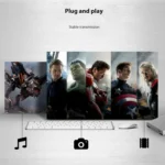 Blueendless U23Q SATA 2.5 inch Micro B Interface HDD Enclosure with USB-C / Type-C to USB-C / Type-C Cable, Support Thickness: 1cm or less - Image 9