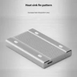 Blueendless U23Q SATA 2.5 inch Micro B Interface HDD Enclosure with USB-C / Type-C to USB 3.0 Cable, Support Thickness: 1cm or less - Image 4