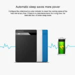 SEATAY HD213 Tool Free Screwless SATA 2.5 inch USB 3.0 Interface HDD Enclosure, The Maximum Support Capacity: 2TB - Image 6