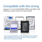 UNITEK SATA 2.5 inch USB 3.0 Interface HDD Enclosure, Length: 30cm - Image 5