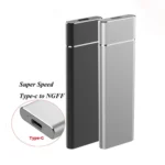 M.2 NGFF to USB-C / Type-C USB 3.1 Interface Aluminum Alloy SSD Enclosure - Image 4