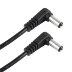 30cm 5A 5.5 x 2.1mm Male to Male Elbow DC Power Supply Plug Cable, DC 12-24V - Image 3