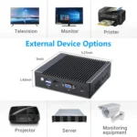 K660G4 Windows and Linux System Mini PC without Memory & SSD & WiFi, Intel Celeron Processor N2840 Quad-Core 2M Cache,1.83GHz, up to 2.25GHz - Image 9
